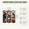 Spooky Trio 11CT 3-Strand Full Stamped Cross Stitch Kit 45*45cm