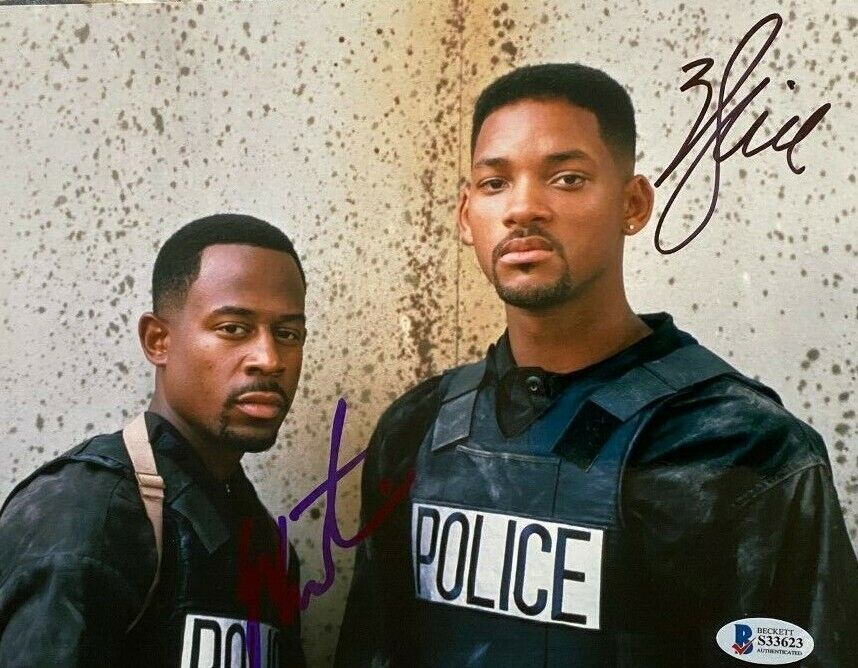 Will Smith Martin Lawrence signed autographed 8x10 Photo Poster painting Bad Boys BECKETT BAS