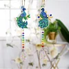 2pcs DIY Special Shaped Crystal Peafowl Suncatcher Diamond Painting Kit