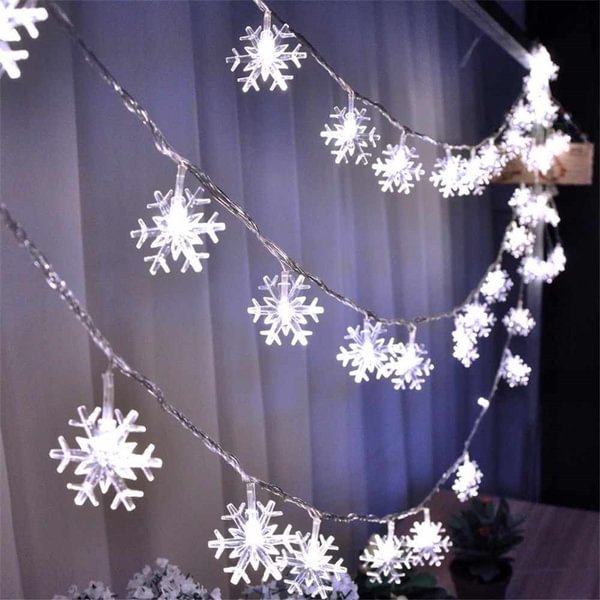 10M 80 Led Christmas Fairy String Light Curtain Lights Snow Lights Holiday Party New Year Decoration - Shop Trendy Women's Fashion | TeeYours