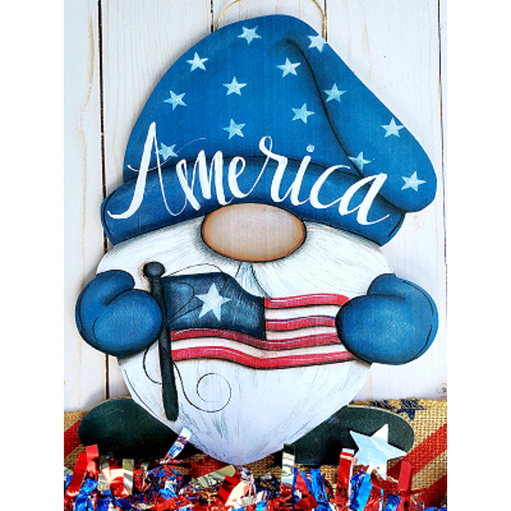 

American Gnome - Round Drill Diamond Painting - 35*45CM, 501 Original