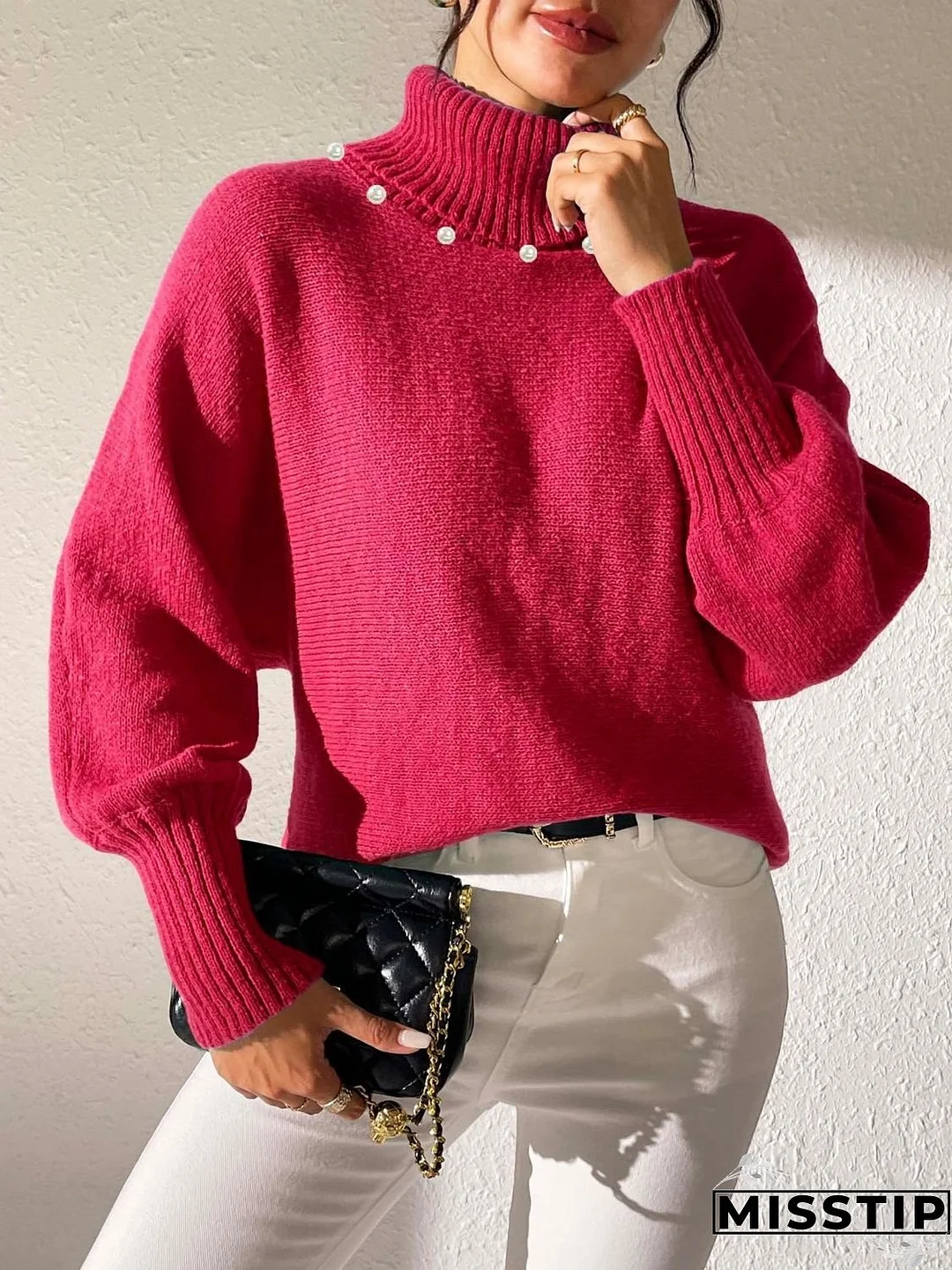Turtleneck Long Sleeve Sweater