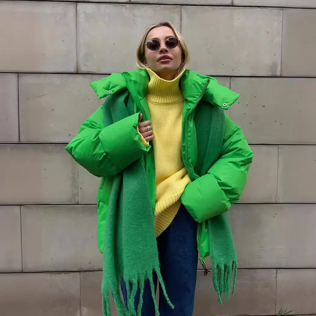 Nigikala Nigikala Coat 2025 Autumn And Winter New Cotton Jacket Loose Cotton Jacket Loose Coat Top