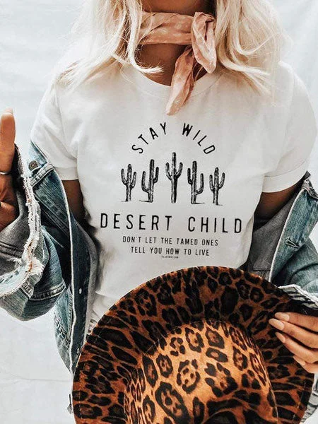 "Stay Wild"Womens T-Shirt