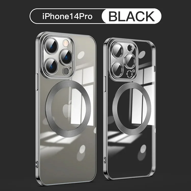 Luxury Square Plating Glass Camera Protector Case For iPhone