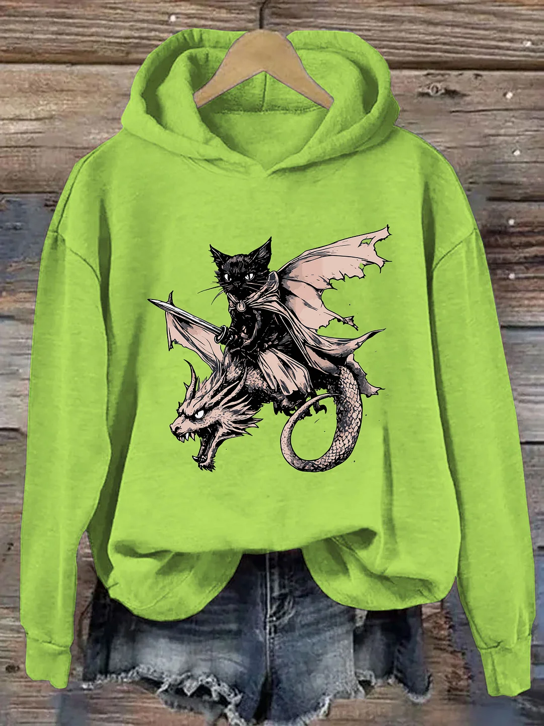 Funny Cat Dragon Hoodie