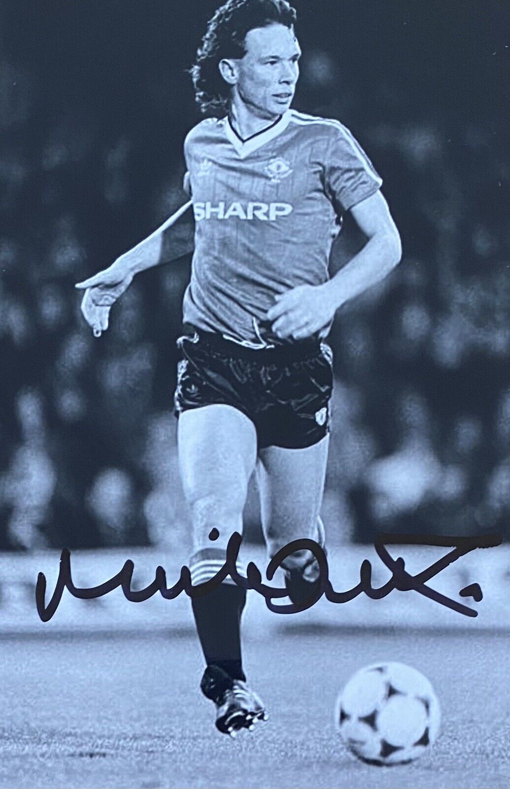 Mike Duxbury Genuine Hand Signed Manchester United 6X4 Photo Poster painting 17