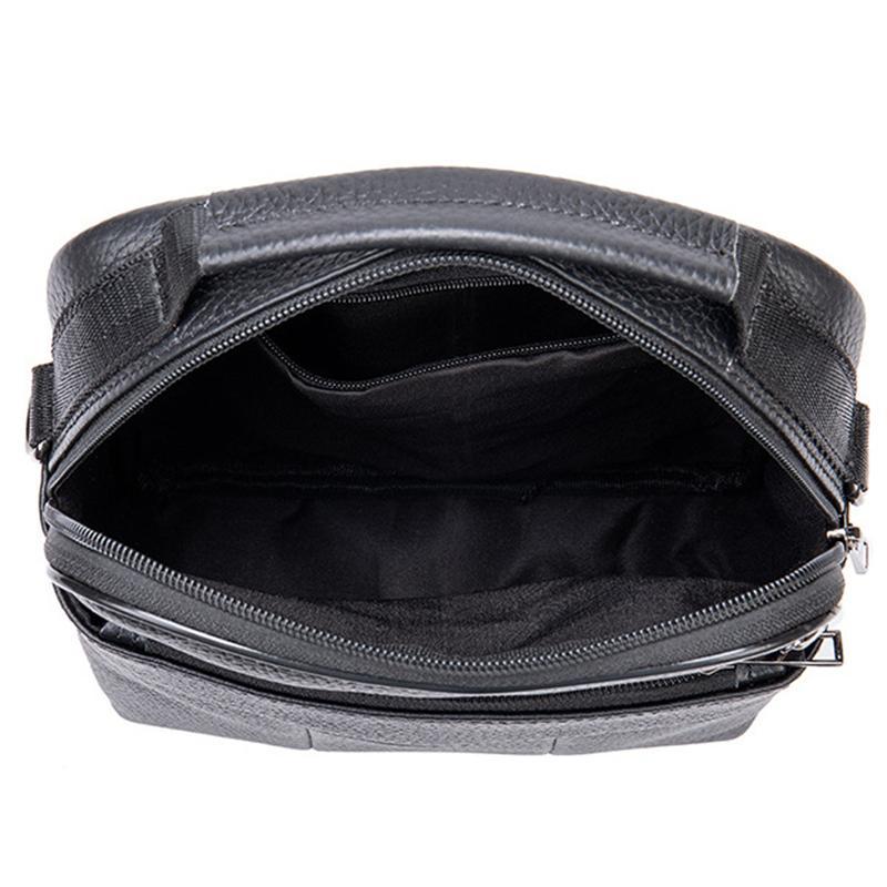 Comfortable Leather Handbag Business Shoulder Bag Casual Crossbody Bag