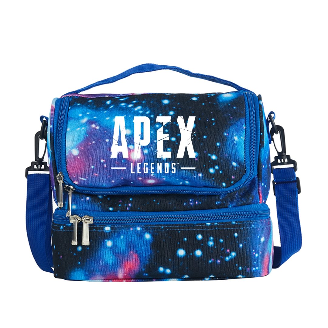 Apex Lunch Bag Kids Graffiti Camo Double Decker Cooler Insulated Lunch Bag Large Tote with Adjustable Strap