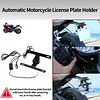 Electric Motorcycle License Plate Mount for CFMOTO 450SR 450NK 450MT 675NK Universal License Plate Holder Adjustable 160-Degree Rotation