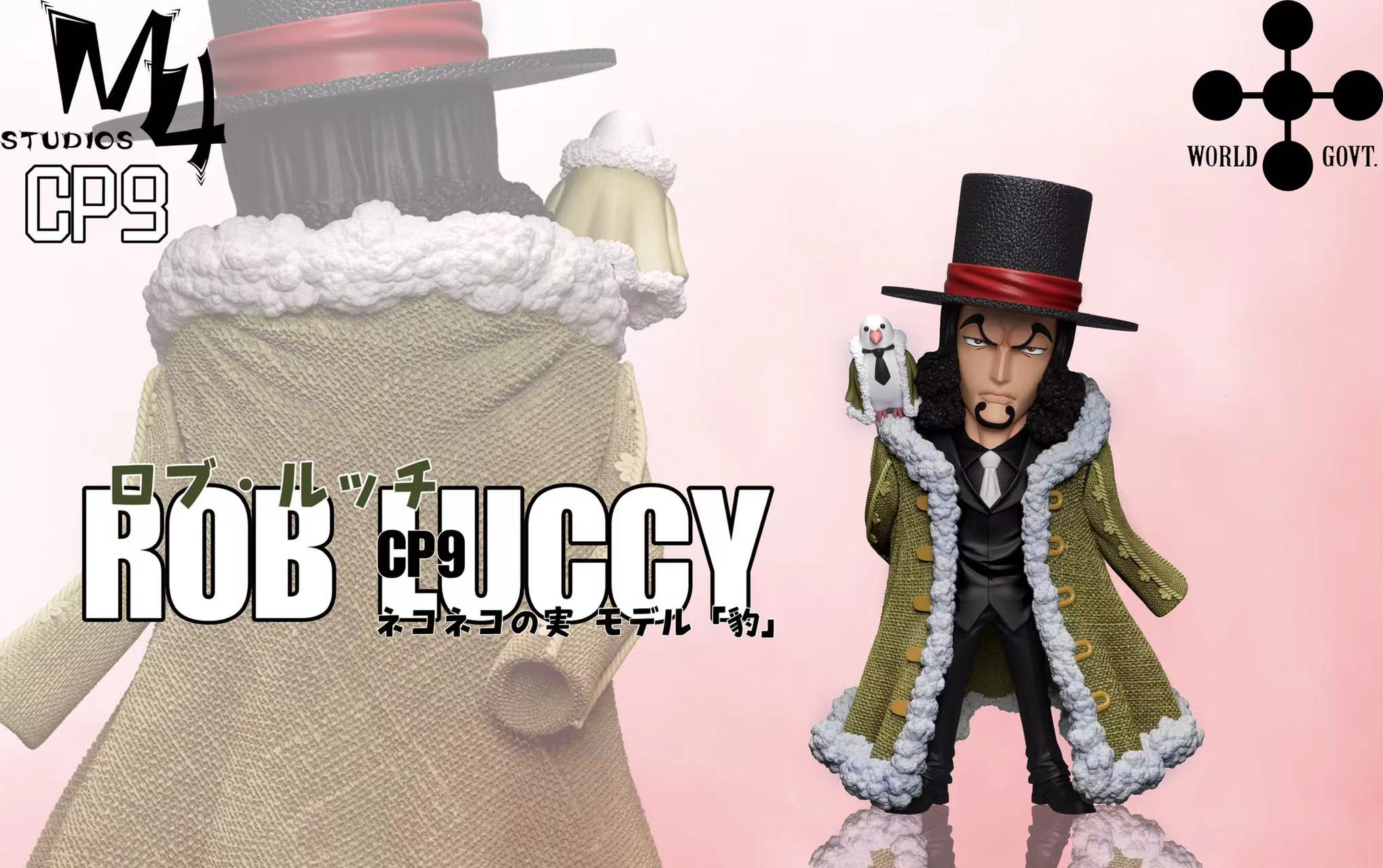 CP9 Rob Lucci - ONE PIECE Resin Statue - M4 Studios