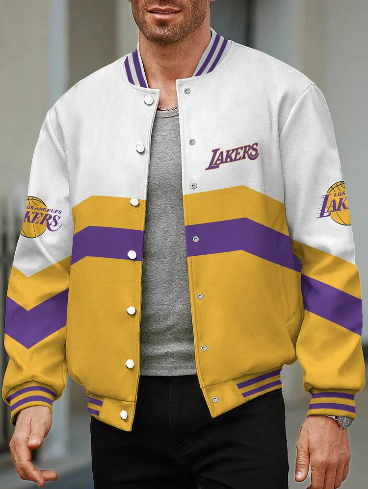 Los Angeles Lakers   Limited Edition Full-Snap Casual Jacket