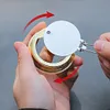 Outdoor Mini Alcohol Stove with Four-Corner Bracket Hiking Backpacking Cookware