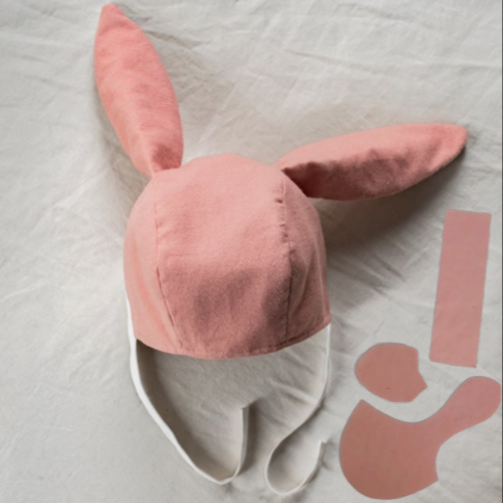 DIY Warm Rabbit Ear Hat Template - With Instructions