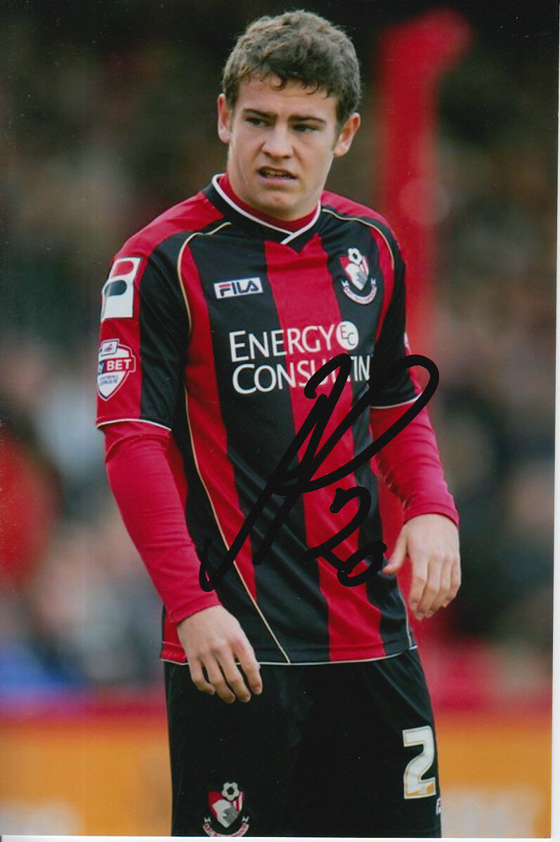 BOURNEMOUTH HAND SIGNED RYAN FRASER 6X4 Photo Poster painting 2.