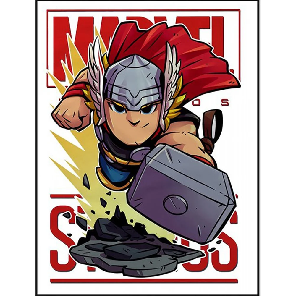 Full Square Diamond Painting 35*45cm - Superhero