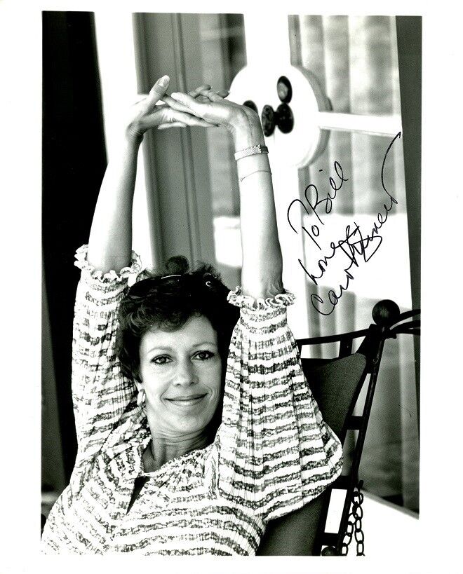 Vintage CAROL BURNETT Signed Photo Poster painting