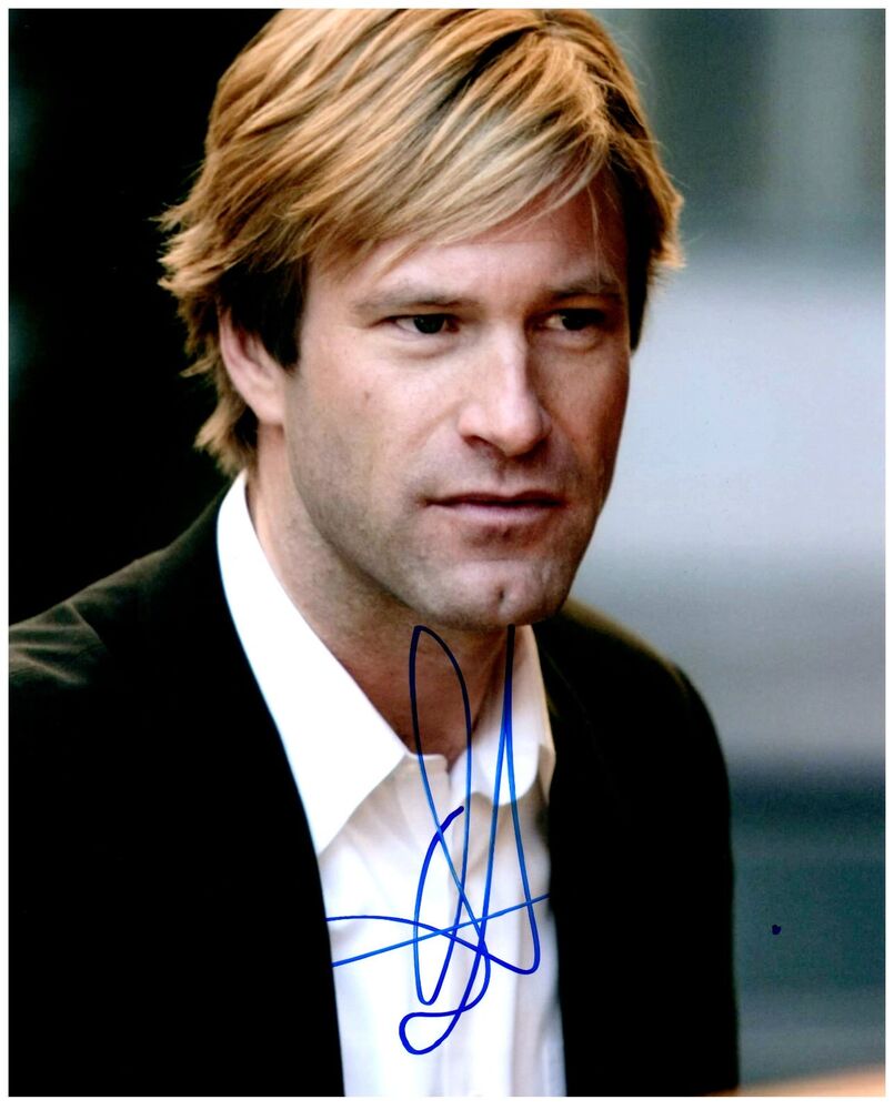 AARON ECKHART Signed Autographed THE DARK KNIGHT 8x10 Photo Poster painting A