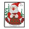 11CT/14CT Santa Claus - Stamped Cross Stitch  15*13cm/5.91*5.12in(Brand)