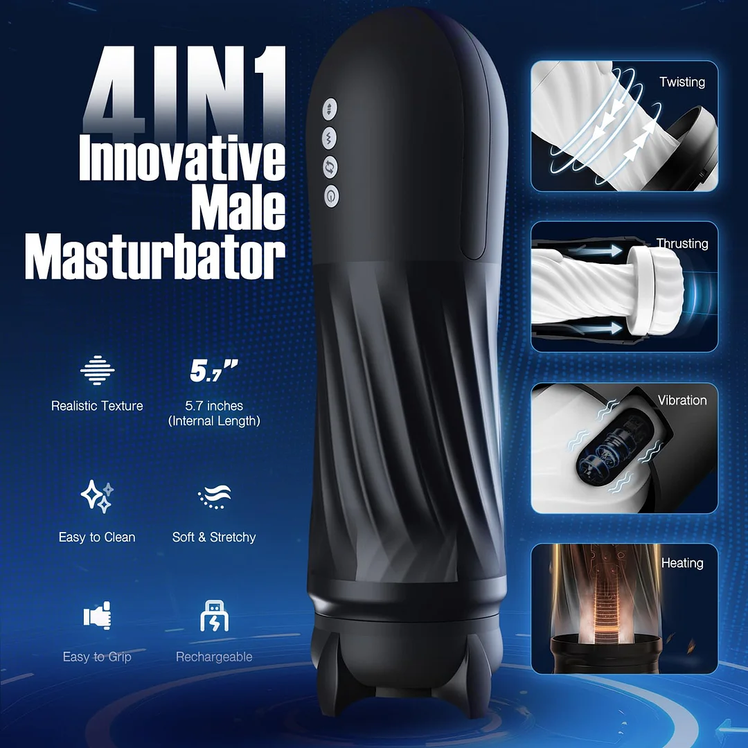 Heating Dreamer 3 Male Stroker 5 Vibration 3 Rotaing