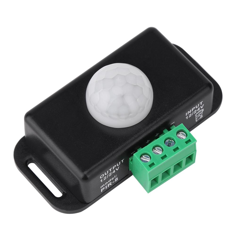 

DC 12V/24V Automatic Body Infrared PIR LED Light Strip Motion Sensor Switch, 501 Original