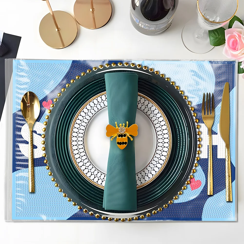 DIY Stitch Diamond Painting Placemat Diamond Crafts Projects for Kids Adults