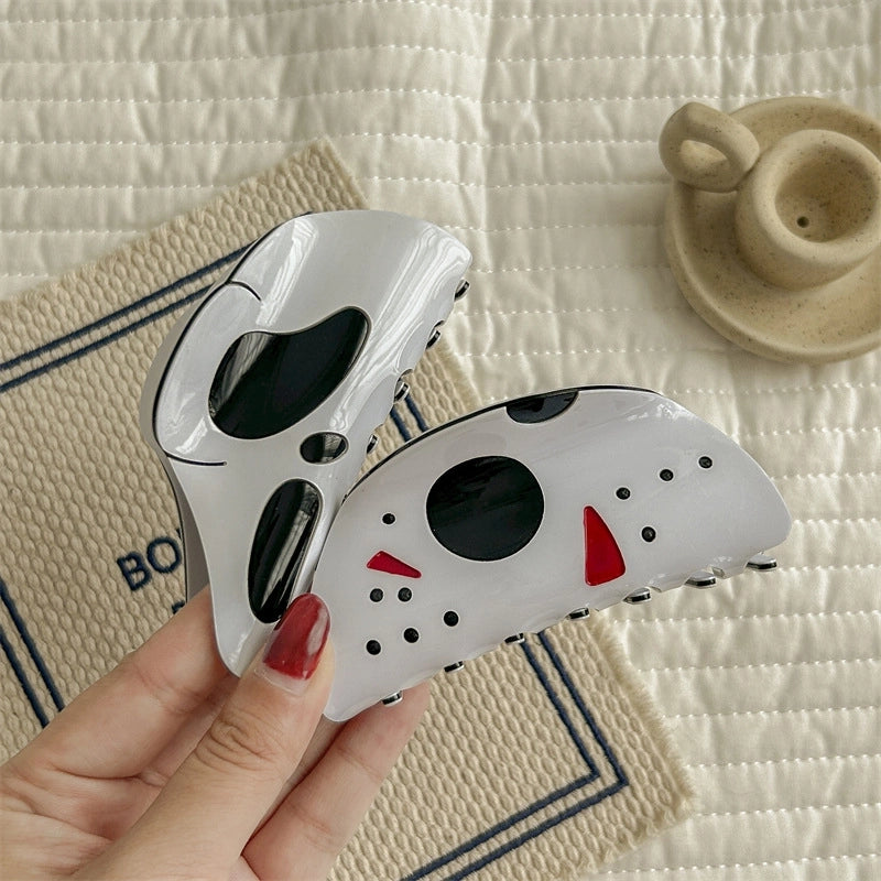 Halloween Funny Minimalist Women’s Skull PVC Hair Claws