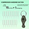 15 Pack SIM Card Tray Eject Pin Removal Tools Needles Opener - SIM Tray Ejector Crocodile Case Protector with Detachable Keychain Charm,Suitable for All iPhone,Samsung and Other Smart Phones - SIKAI CASE