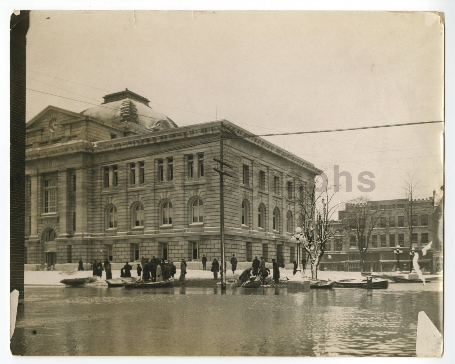 The Great Dayton Flood of 1913 Original Silver Gelatin 8x10 Photo Poster paintinggraph