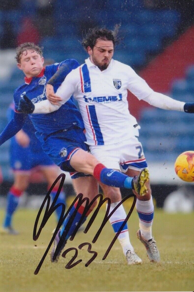 BRADLEY DACK HAND SIGNED 6X4 Photo Poster painting - FOOTBALL AUTOGRAPH - GILLINGHAM 1.