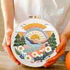 Spring Scenery-DIY Embroidery Kit with Pattern Cotton Threads Needles Hoop 30*30cm/11.8*11.8in tapestrymarket