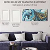 Blue Fluid - Round Drill Diamond Painting - 80*40CM - Large Size