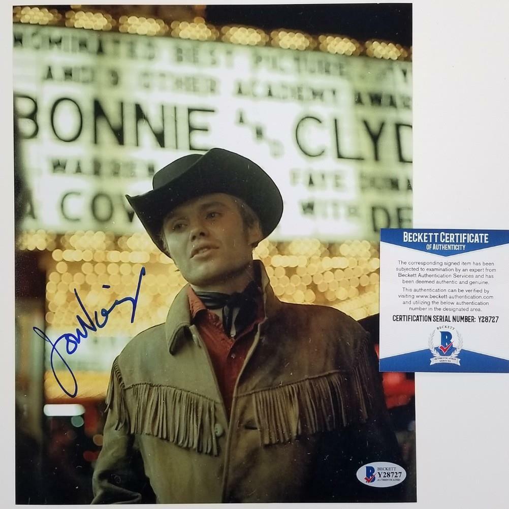 Jon Voight signed Midnight Cowboy 8x10 Photo Poster painting #3 Autograph ~ Beckett BAS COA