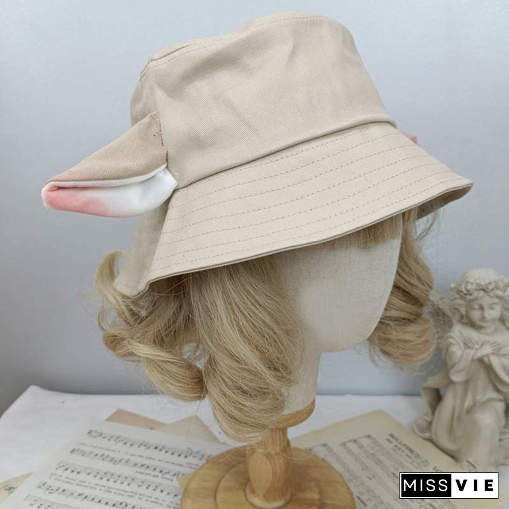 Casual Sheep Ears Fisherman Hat