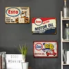 3pcs - Esso Petroleum - Vintage Metal Tin  Signs(12*16Inch)