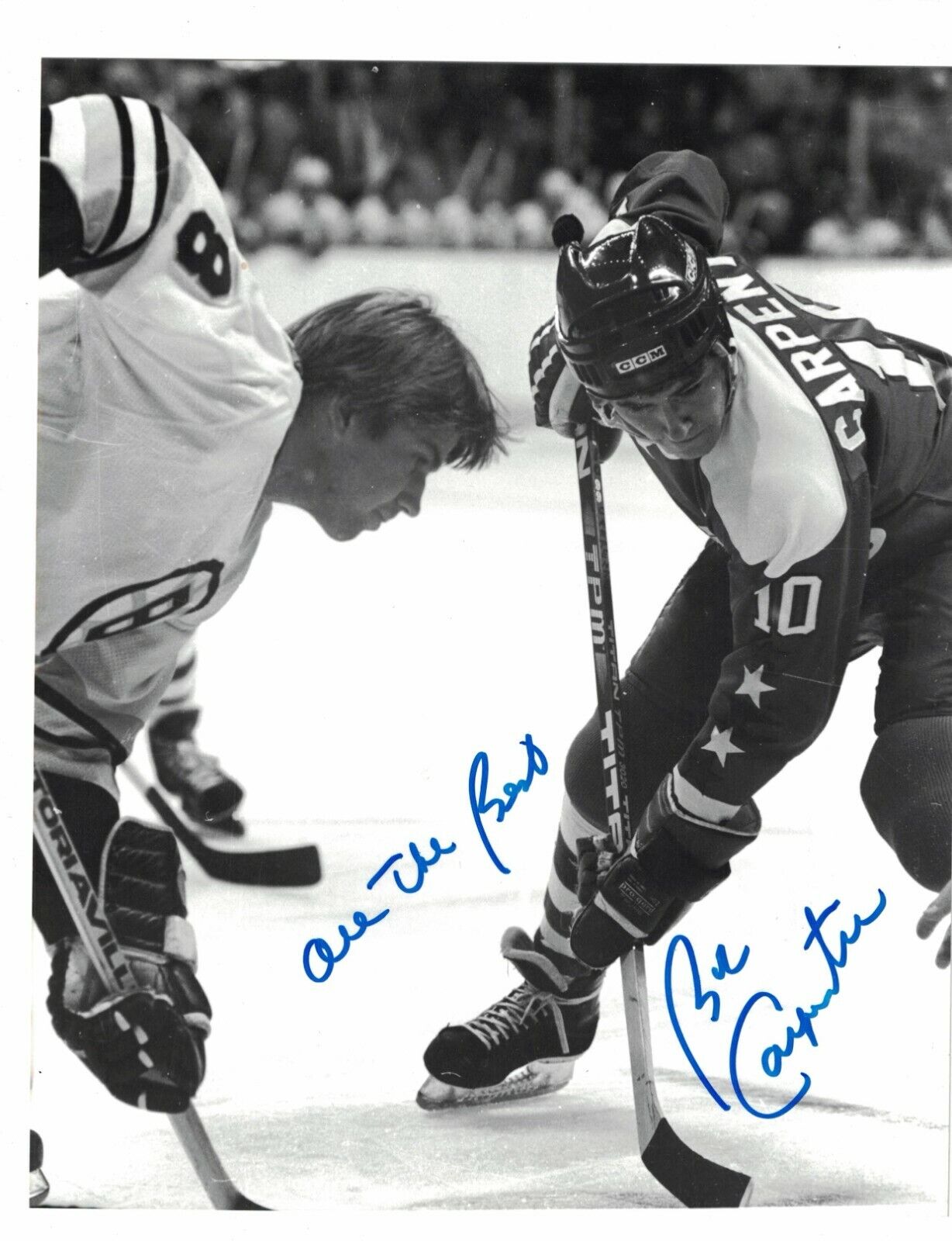 Bobby Carpenter Washington Capitals Signed 8 x 10