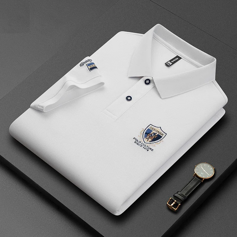 2024 Summer Men's Casual Luxury Cotton POLO Shirt