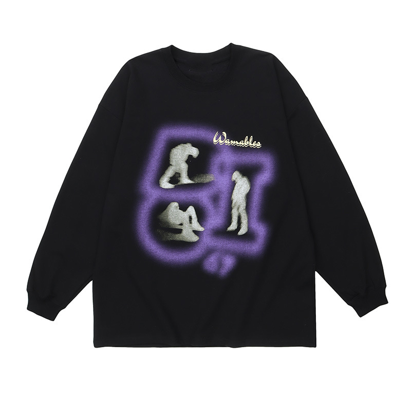 Vintage Wamables Aelfric Eden Shadow Graphic Oversized Sweatshirt