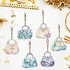 6Pcs DIY Diamond Painting Handbag Keychain