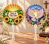 8Pcs DIY Diamond Painting Church Handheld Fans, Christian Bible Verse Scripture Hand Fans with Plastic Handles, Religious Inspirational Church Welcome Gifts for Visitors, Women Men, Bridal Shower Guest Favors