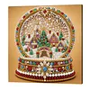Kit de peinture de perles encadr&eacute; de No&euml;l 25x25cm pour adultes