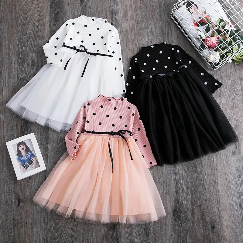 Uveng 1 2 3 4 5 Year White Dress for Girl Lace Tulle Baby Girl Clothes Birthday Party Princess Elegant Gown Flower Wedding Prom Dress