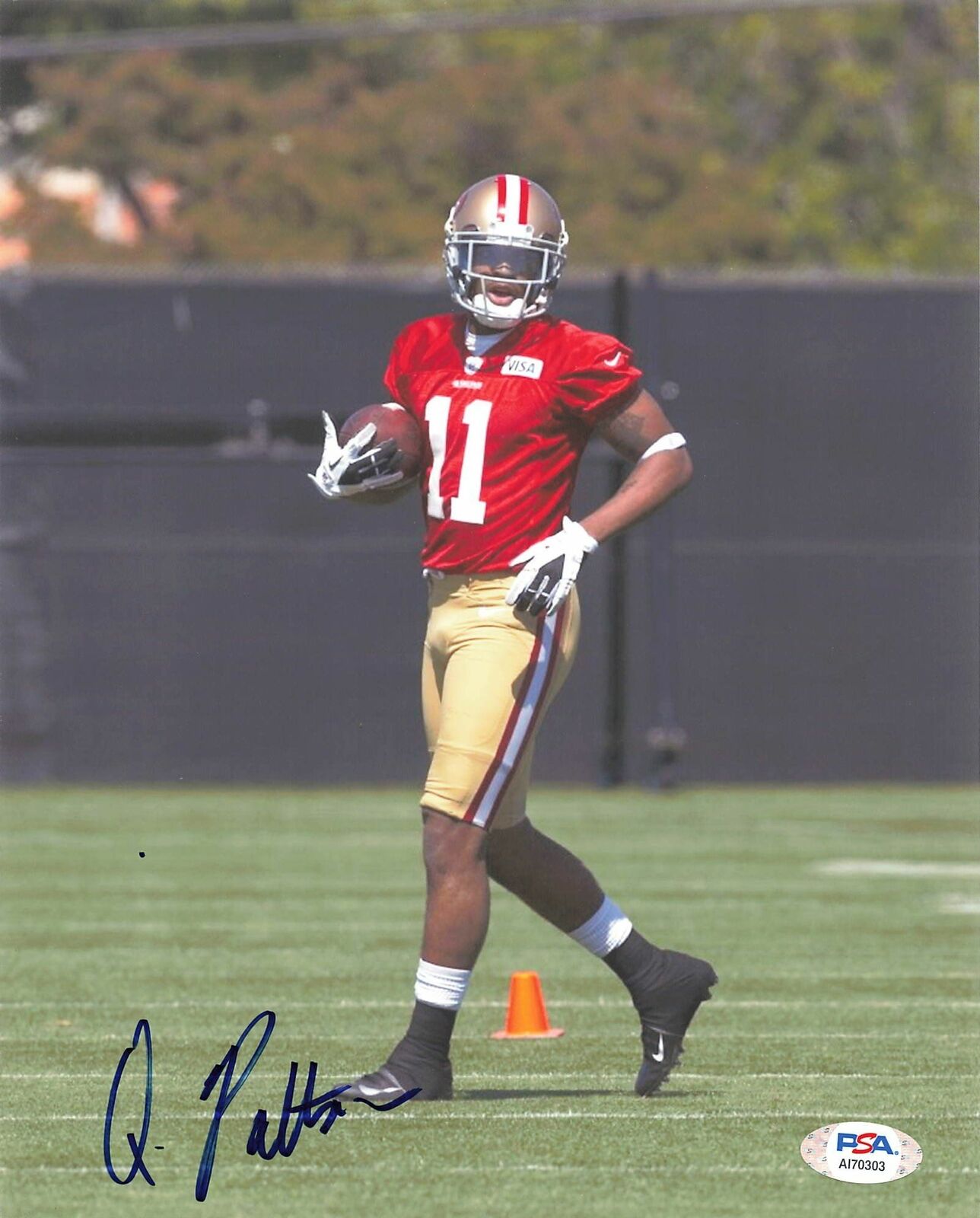 QUINTON PATTON signed 8x10 Photo Poster painting PSA/DNA San Francisco 49ers Autographed