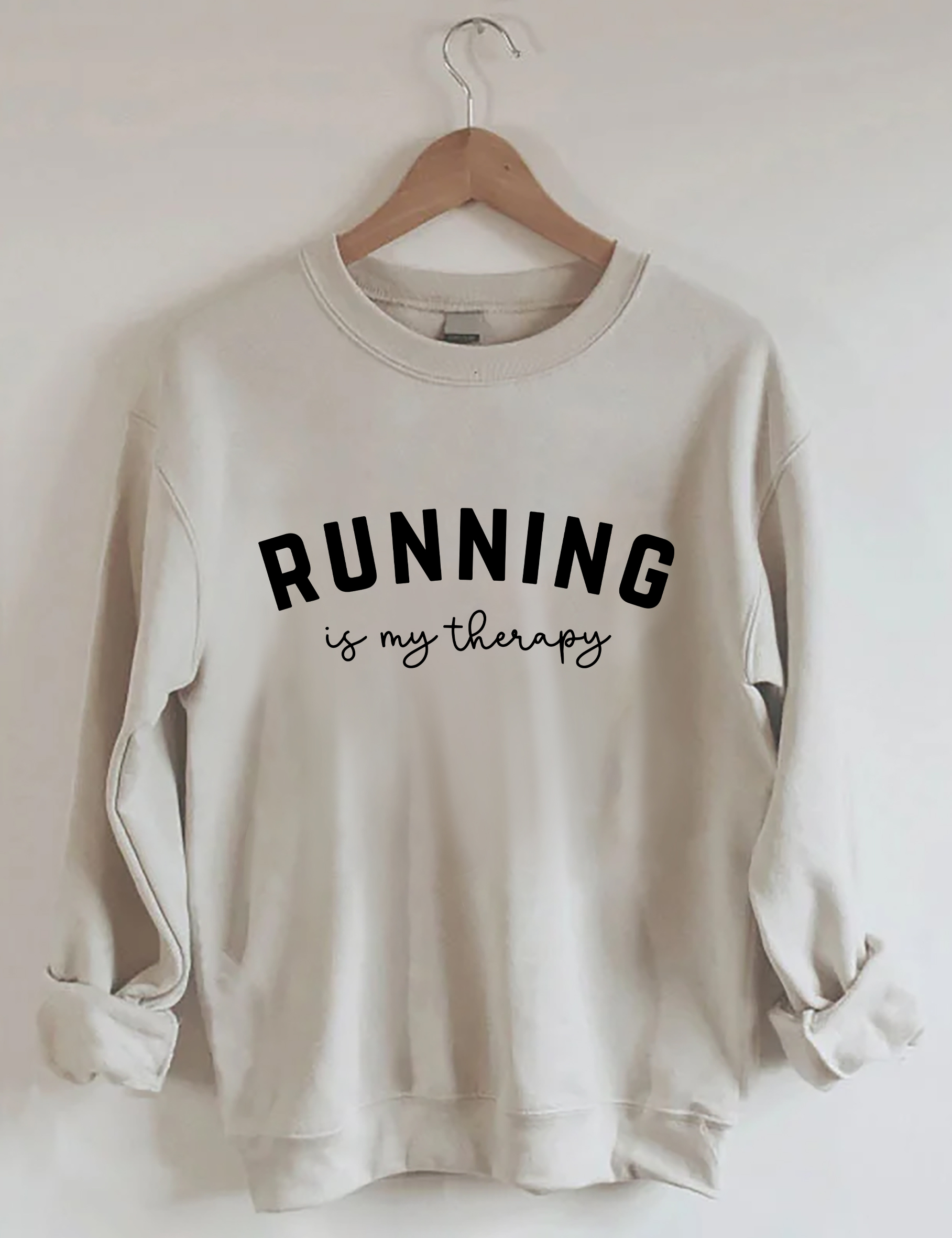 Running Is My Therapy Sweatshirt