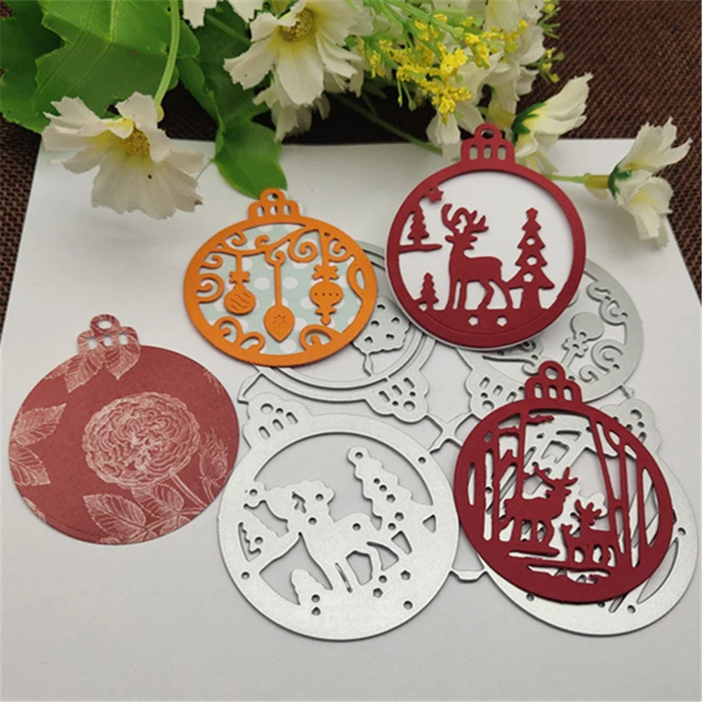 4pc Christmas snowflak Metal Cutting Dies Stencils For DIY Scrapbooking Decorative Embossing Handcraft Die Cutting Template