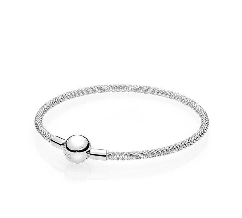 Minimalist Round Silver Plating Bracelets
