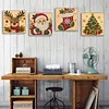Kit d&rsquo;art de peinture en perles maison encadr&eacute; 7,87x7,87 pouces pour la d&eacute;coration murale