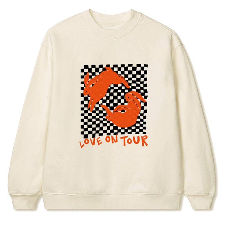 Harry Styles Bunny Love On Tour Crewneck Sweatshirt