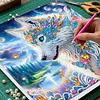 Framed Diamond Painting - Special Shaped - Wolf (25x25cm)