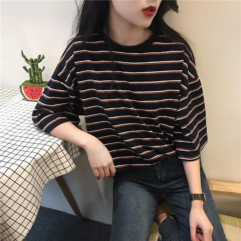 LOOSE STRIPED TEE